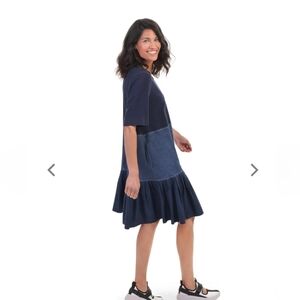 Alembika Denim Dress Size 2 (Medium)